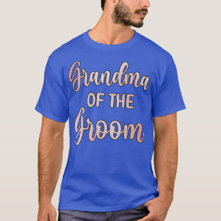 Brudsonens mormor bröllopsdag brudgumse shower 840 t shirt