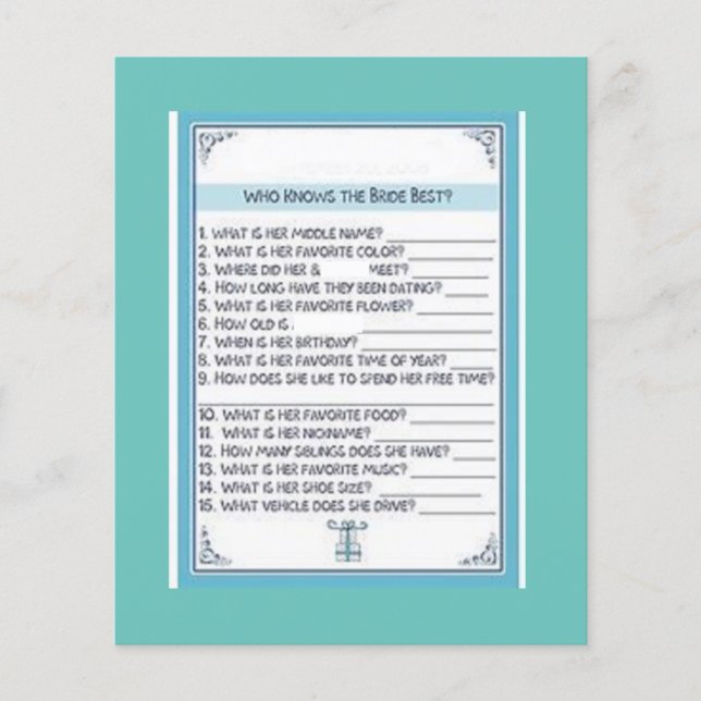 BRUDSPRUTSGÅVOR FLYGBLAD (Framsidan)