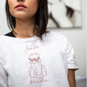 Brudt-shirt för möhippa t shirt