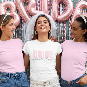 Brudt-shirt Personlig Framtida Fru Namn T Shirt