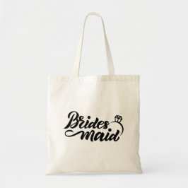 Brudtärna blommig brud gåva bröllop bröllopsfest tygkasse