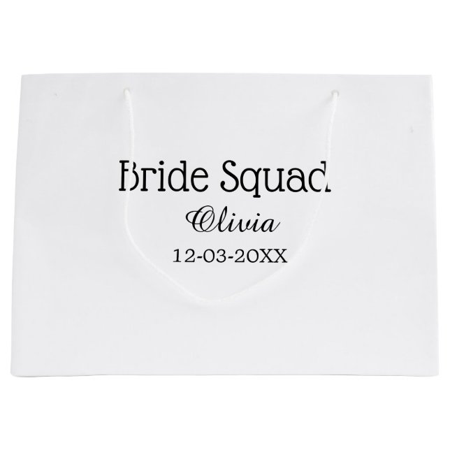 Brudtärna bridesmaid lägg till namn möhippa (Framsidan)