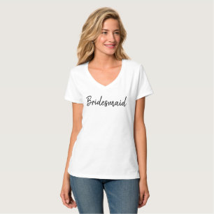 Brudtärna Bröllopsfest Sängvätning Höna Natt T Shirt