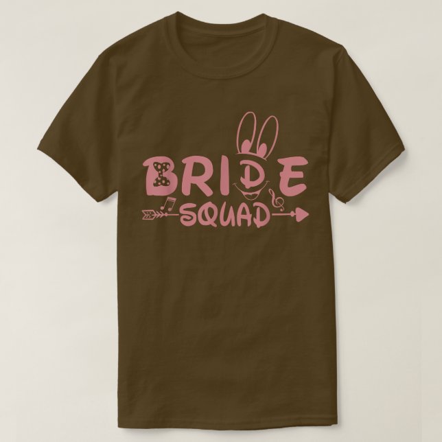 Brudtärna Bröllopsgåvor Brudtärna Brud-  T Shirt (Design framsida)
