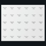 Brudtärna brudtärna lägg till namn möhippa presentpapper<br><div class="desc">design</div>