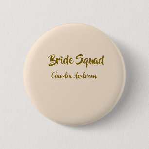 Brudtärna brudtärna namn gyllene orange bröllop  knapp
