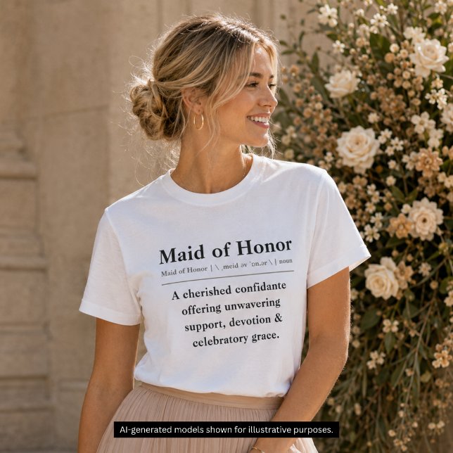 Brudtärna Definition T-Shirt (Skapare uppladdad)