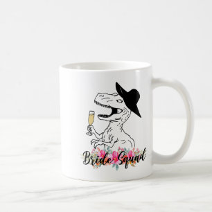 Brudtärna Dinosaurie Brudtärna Blommig Möhippa Kaffemugg