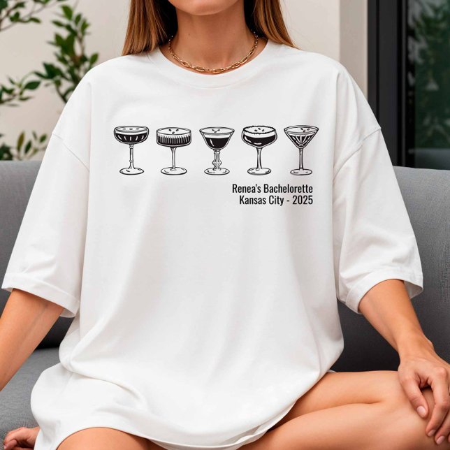 Brudtärna Espresso Martini Sängvätning  T Shirt (Skapare uppladdad)
