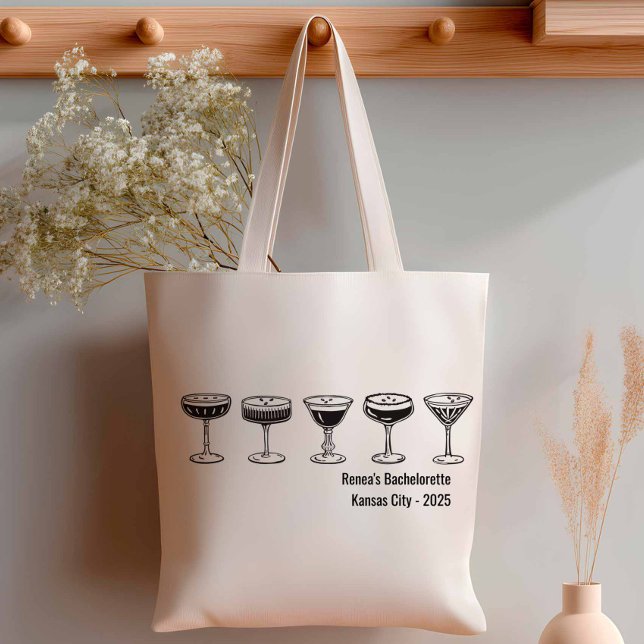 Brudtärna Espresso Martini Sängvätning  Tygkasse (Skapare uppladdad)