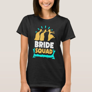 Brudtärna Fest Sängkammarparty Bröllop Söt T Shirt