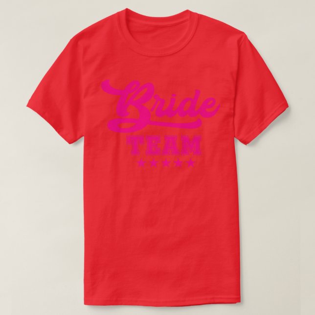 Brudtärna för möhippa  BRUDLAG  T Shirt (Design framsida)