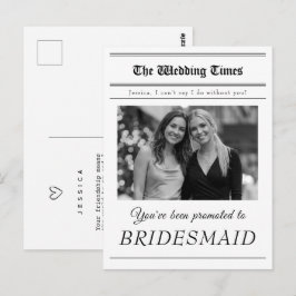 Brudtärna Förslag Foto Tidning Vykort