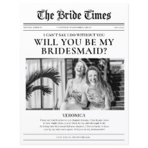 Brudtärna Förslag Tidning Bröllop Papper Ark