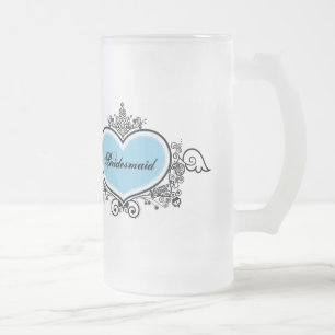 Brudtärna Frostat Ölglas