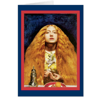 Brudtärna~-herr John Everett Millais Hälsningskort