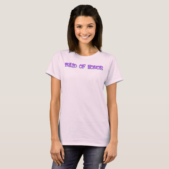 Brudtärna Hjärtan Tee Shirt (Hel framsida)