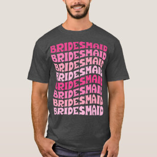 Brudtärna I Do Crew Retro Bröllopsfest Brudtärna T Shirt