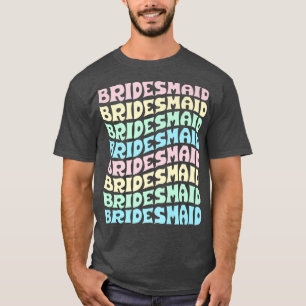 Brudtärna I Do Crew Retro Systerfest Brudklänning T Shirt