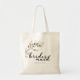 Brudtärna i rosablommig nyans tygkasse