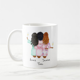Brudtärna Karikatyrer - Anpassade beställningar ta Kaffemugg