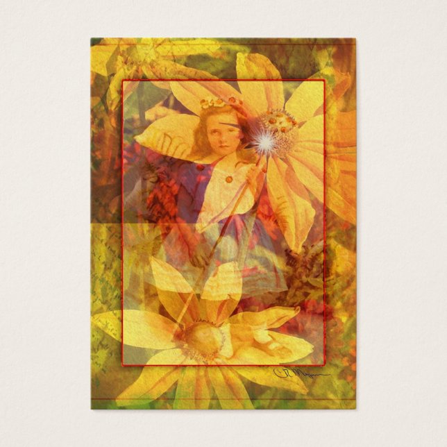 Brudtärna - konstnärhandelkort visitkort (Framsidan)