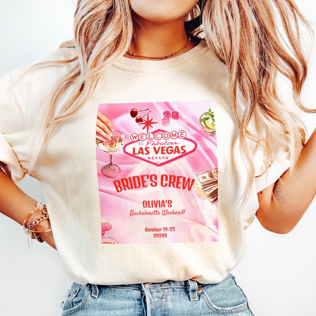Brudtärna Las Vegas Sista dejten före bröllopet Po T Shirt (Skapare uppladdad)