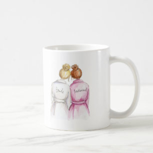 Brudtärna? Maid för bulle för blond bullebrud röd Kaffemugg