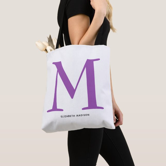 Brudtärna Modern minimalist skriftlig möhippa Tygkasse (Närbild)
