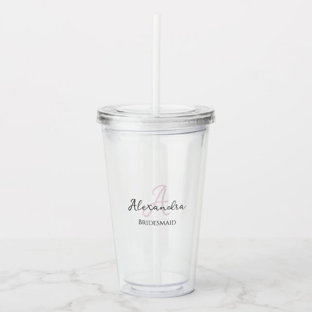 Brudtärna Modern Minimalistisk Skriftlig Sängmöhip Take Away Mugg (Framsida)