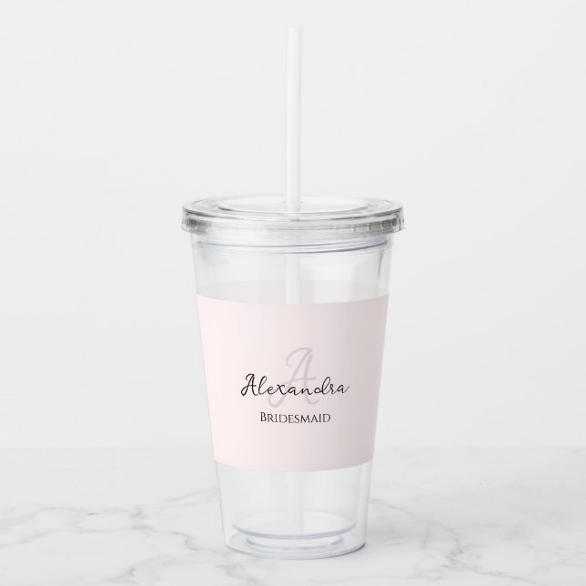 Brudtärna Modern Minimalistisk Skriftlig Sängmöhip Take Away Mugg (Framsida)