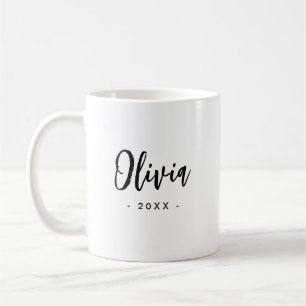 Brudtärna Modern Mugg Gåva Svart Vit