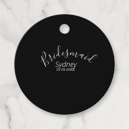 Brudtärna möhippa tillägg namn modern  gåvor etiketter