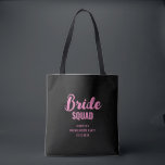 Brudtärna Namn Senterparty Bröllopsfest Tygkasse<br><div class="desc">En enkel och stilren minimalistisk rosa och svart design för en bröllopsfest eller möhippa. Den kalligrafiska texten är anpassningsbar och kan ändras till din egen fras. Du kan ändra teckensnitt,  teckensnittsfärg,  teckensnittsstorlek,  bokstavsavstånd,  bakgrundsfärg och flytta texten med hjälp av Designverktyget.</div>