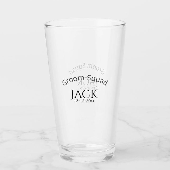 Brudtärna namndatum år fet bokstav möhippa glaskopp (Framsida)