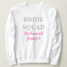 Brudtärna Rosa Anpassat Namn Bröllop Bachelorette  T Shirt