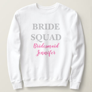 Brudtärna Rosa Anpassat Namn Bröllop Möhippa T Shirt