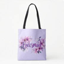 Brudtärna Rosa Lavendel Blommig