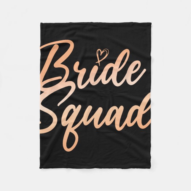 Brudtärna Senterparty Brudtärna Bröllop Fleecefilt (Framsidan)