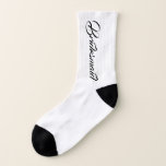 "Brudtärna" sockor Strumpor<br><div class="desc">" Gör brudtärna" sockor en underbar gåva!</div>