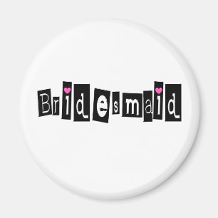 Brudtärna (Sq Blk) Magnet