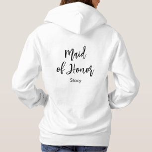 Brudtärna Svart Vit Kalligrafi T-Shirt