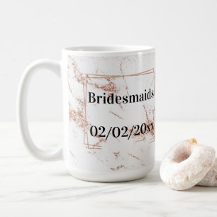 Brudtärna Tumbler: Rose Gold Elegans Kaffemugg