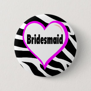 Brudtärna (zebra ränder) knapp
