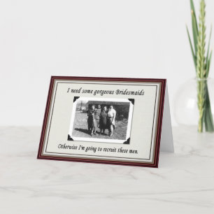 Brudtärnan eller valde en man? - ROLIGT Inbjudan