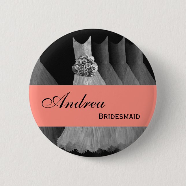 BRUDTÄRNAN klämmer fast knäppas gråa korallkappor Knapp (Framsida)