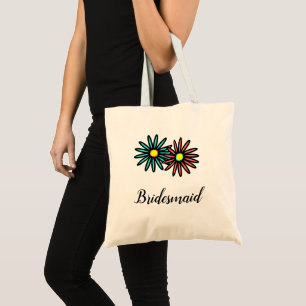 BrudtärnaTurkos Korallblommor Tygkasse
