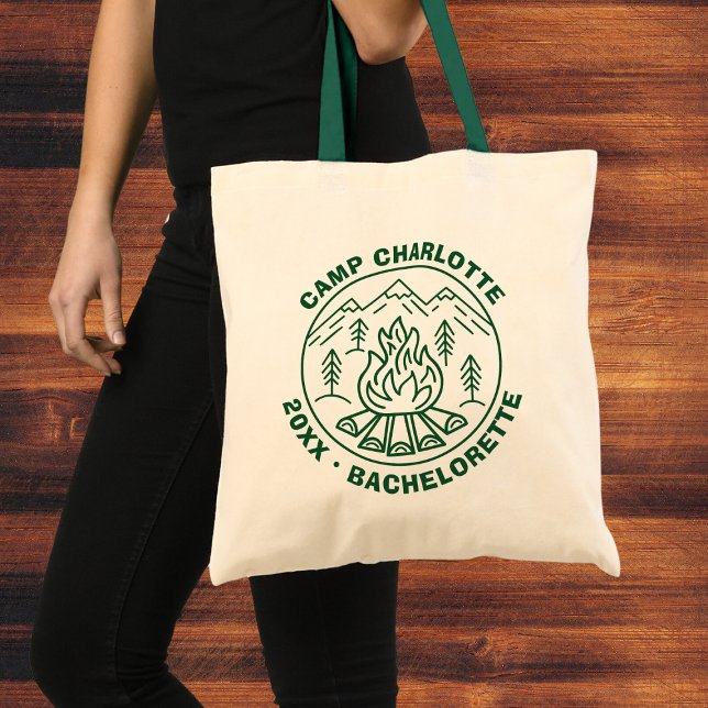 Brudtärnor Anpassat läger Möhippa Tygkasse (Bridesmaids Custom Camp Bachelorette Tote Bag
)