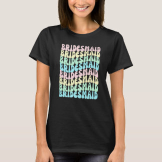 Brudtärnor Jag Gör Besättning Retro Möhipparty Bru T Shirt