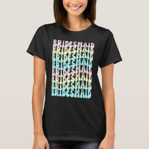 Brudtärnor Jag Gör Besättning Retro Möhipparty Bru T Shirt